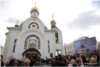 ХРАМ ПРЕПОДОБНОГО НИКОЛЫ СВЯТОШИ в Киеве, храм возле Дарынка